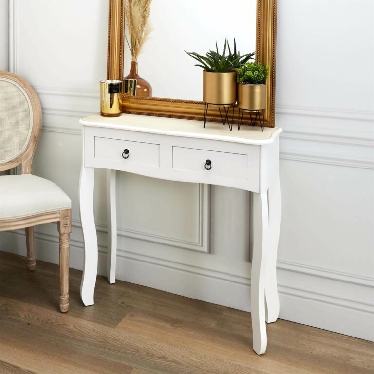 Console blanc victoria