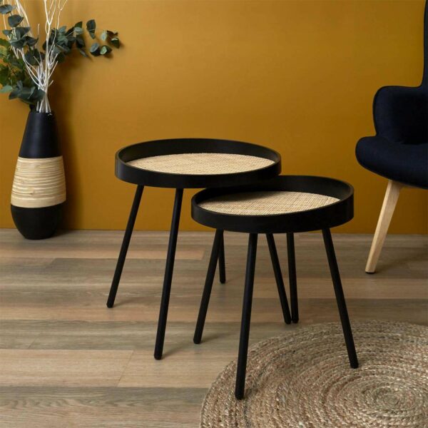 Tables gigogne noires