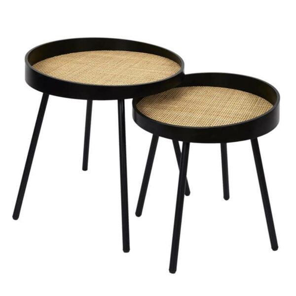 Tables gigogne noires