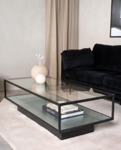 table-verre-noire